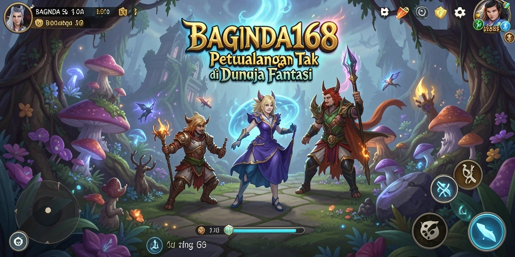 Screenshot utama BAGINDA168 menampilkan petualangan seru di dunia fantastis.