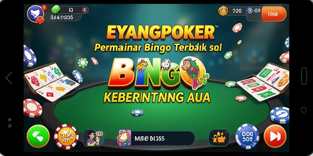 Screenshot gameplay EYANGPOKER yang menunjukkan keseruan bermain Bingo.
