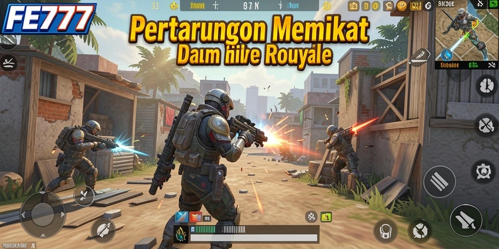 Gameplay seru dalam FE777 dengan pertarungan Battle Royale.