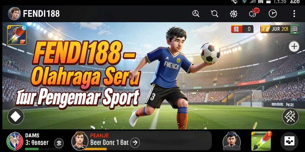 Tampilan menarik dari gameplay seru FENDI188 yang menampilkan pertandingan olahraga.