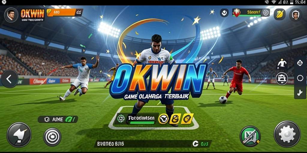 Tangkapan layar menunjukkan gameplay mendebarkan dalam OKWIN.
