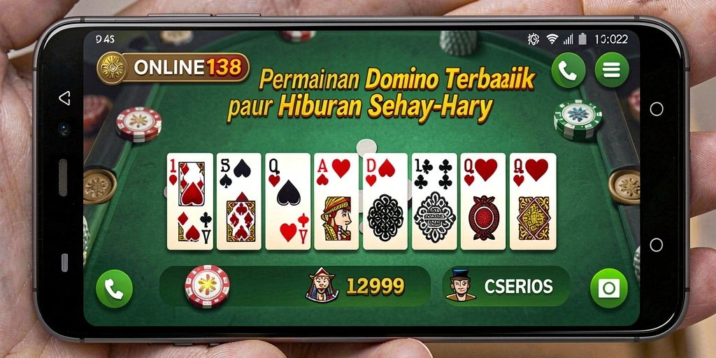 Tangkapan layar utama dari gameplay domino yang seru di ONLINE138.